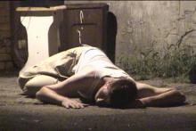 The Most Unlikely People Confess to their Dream - still of Topher Payne, from preview performance at Bluemilk Studios